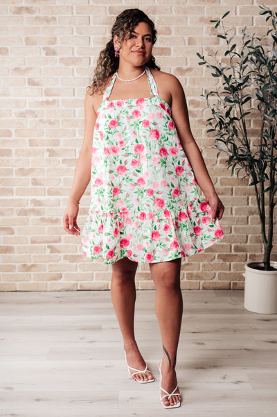 Soul Tied Floral Dress in Pink-Dresses-Ave Shops-Market Street Nest, Fashionable Clothing, Shoes and Home Décor Located in Mabank, TX