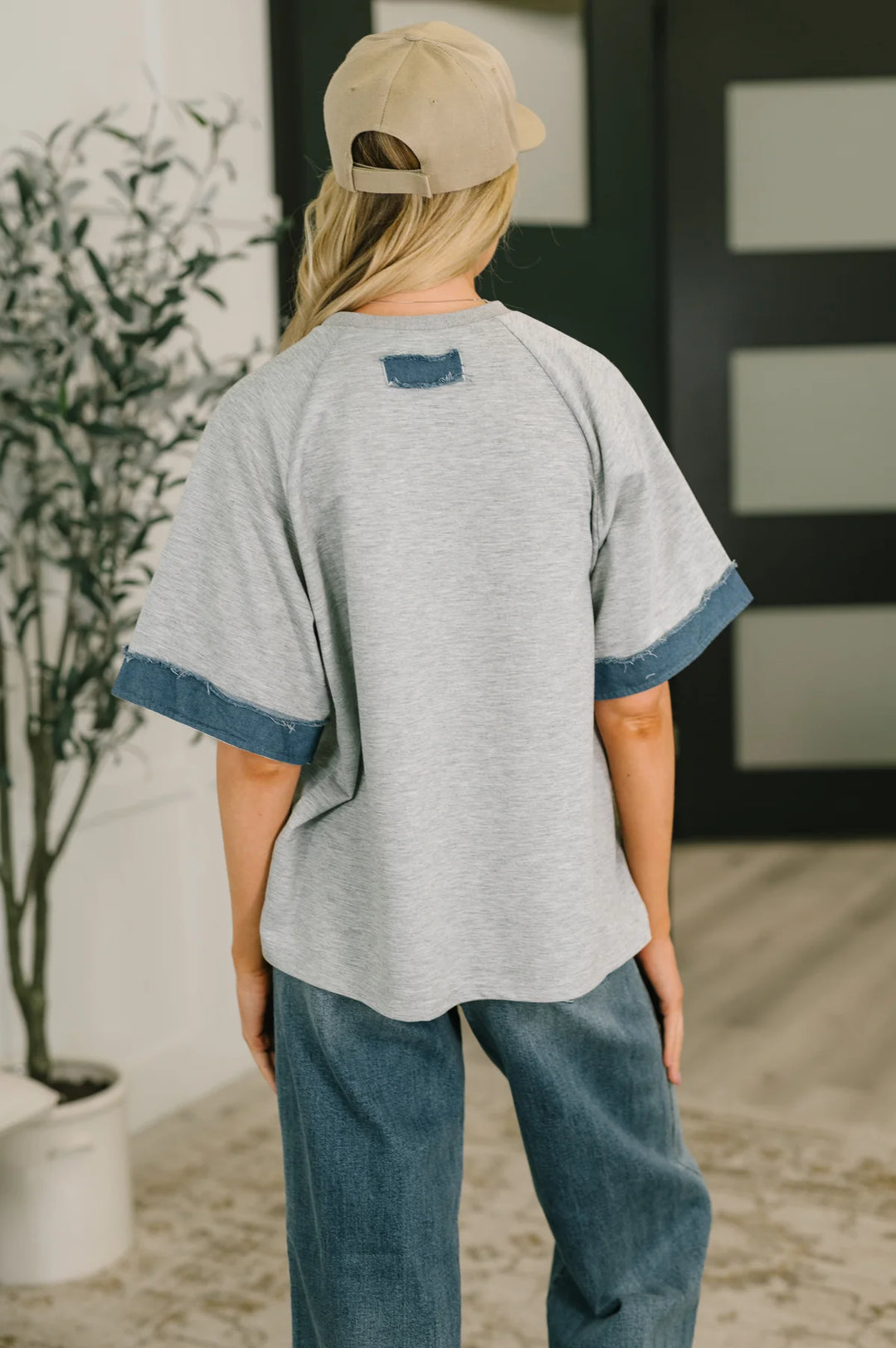 Star Stud Distressed Applique Top-08-Tops-Avenue Shops-Market Street Nest, Fashionable Clothing, Shoes and Home Décor Located in Mabank, TX
