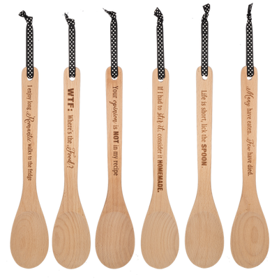 Stir Crazy Wooden Spoons-Kitchen & Food-GANZ-Market Street Nest, Fashionable Clothing, Shoes and Home Décor Located in Mabank, TX