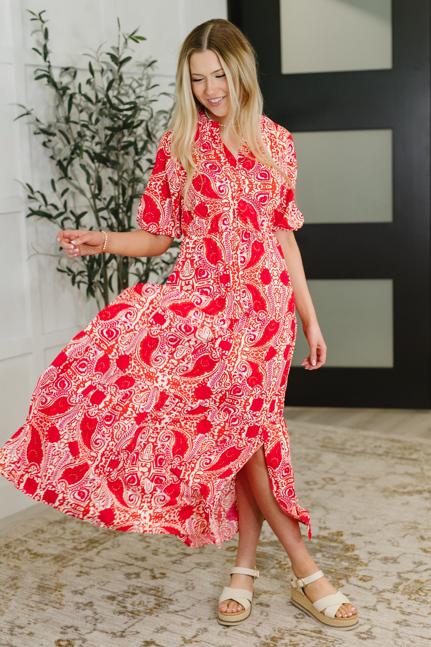 Strolling By Floral Maxi Dress-Womens-Ave Shops-Market Street Nest, Fashionable Clothing, Shoes and Home Décor Located in Mabank, TX