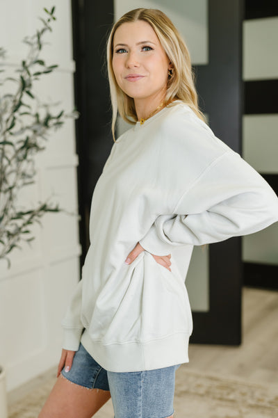 Sunday Snug Relaxed Pullover in Bone-Womens-Ave Shops-Market Street Nest, Fashionable Clothing, Shoes and Home Décor Located in Mabank, TX