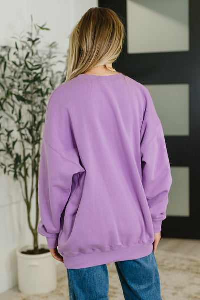 Sunday Snug Relaxed Pullover in Lavender-Womens-Ave Shops-Market Street Nest, Fashionable Clothing, Shoes and Home Décor Located in Mabank, TX