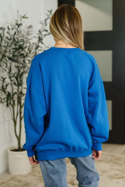 Sunday Snug Relaxed Pullover in Ocean Blue-Womens-Ave Shops-Market Street Nest, Fashionable Clothing, Shoes and Home Décor Located in Mabank, TX