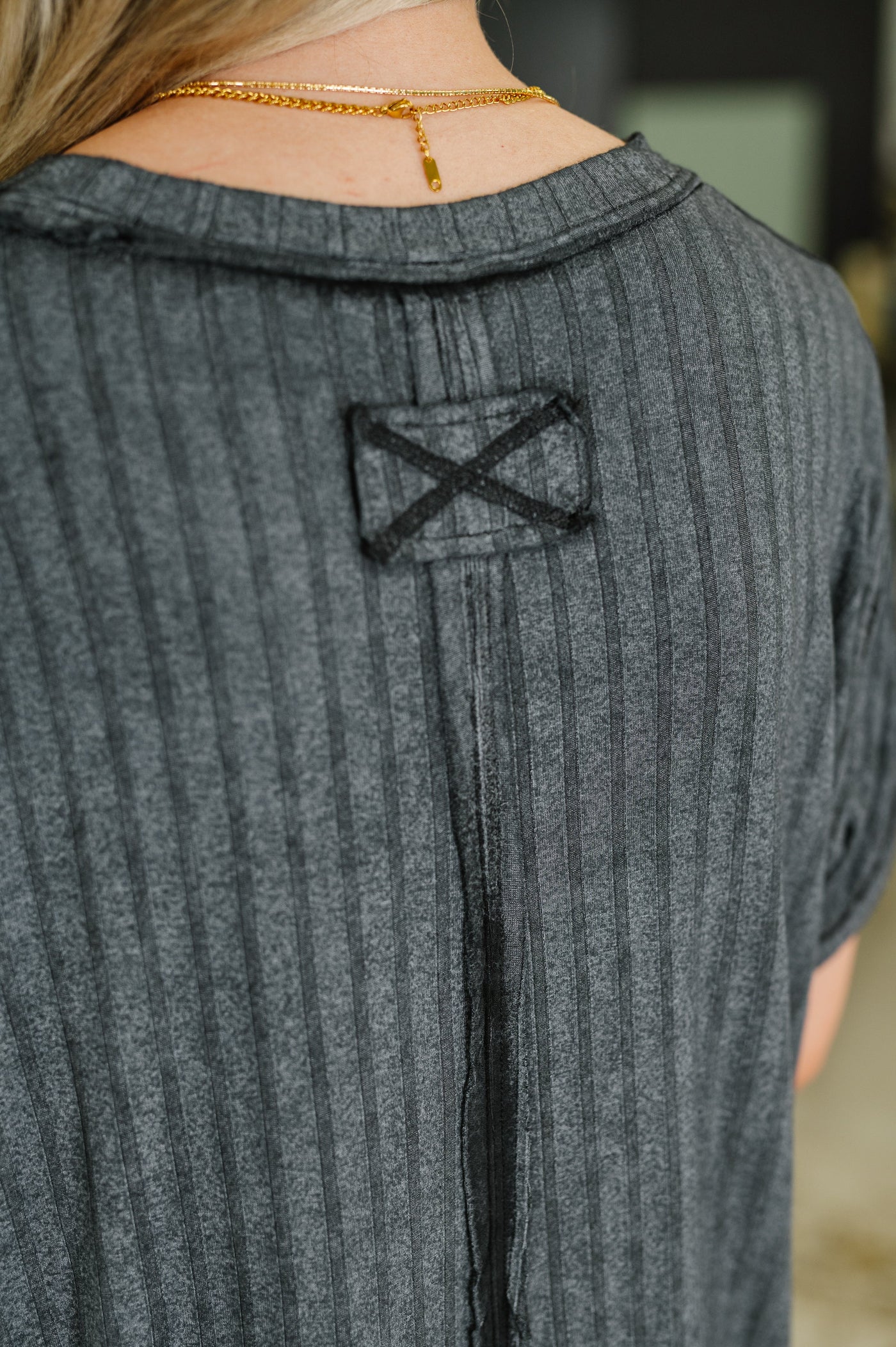 Sunday's Bestie Mineral Wash Top in Ash Black-Womens-Ave Shops-Market Street Nest, Fashionable Clothing, Shoes and Home Décor Located in Mabank, TX