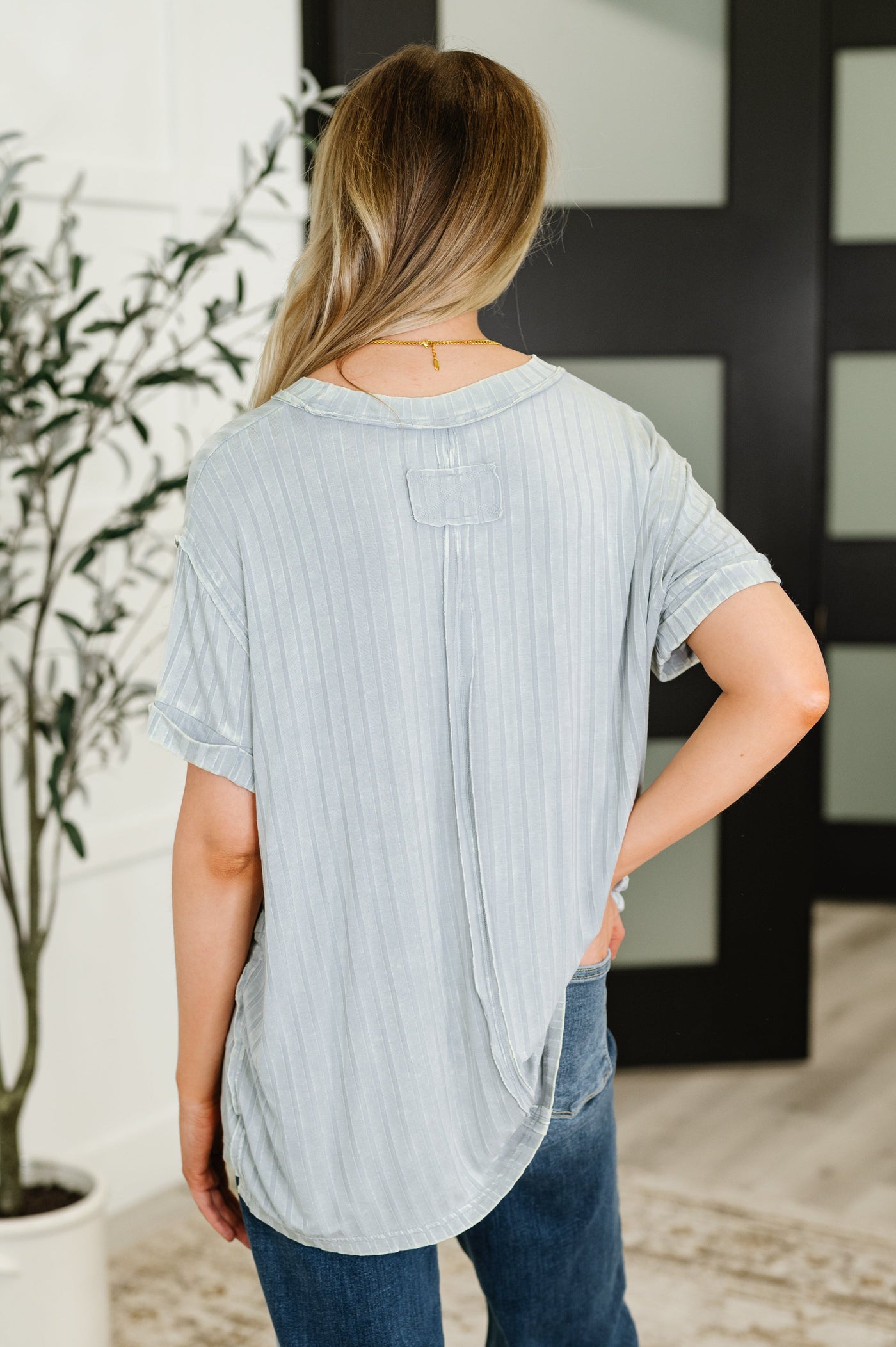 Sunday's Bestie Mineral Wash Top in Light Grey-Womens-Ave Shops-Market Street Nest, Fashionable Clothing, Shoes and Home Décor Located in Mabank, TX