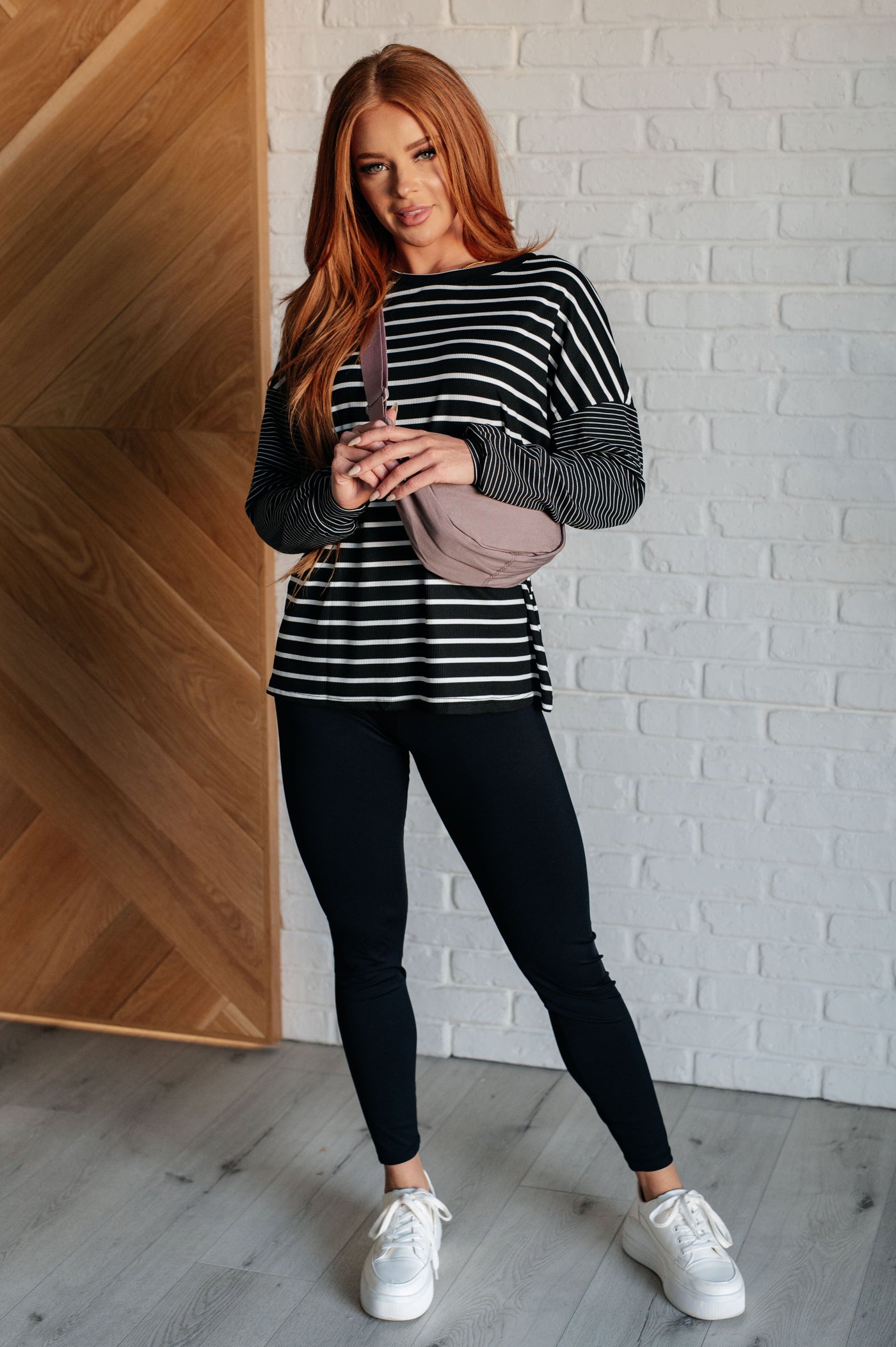 Super Clever Patchwork Striped Top in Black-Tops-Ave Shops-Market Street Nest, Fashionable Clothing, Shoes and Home Décor Located in Mabank, TX