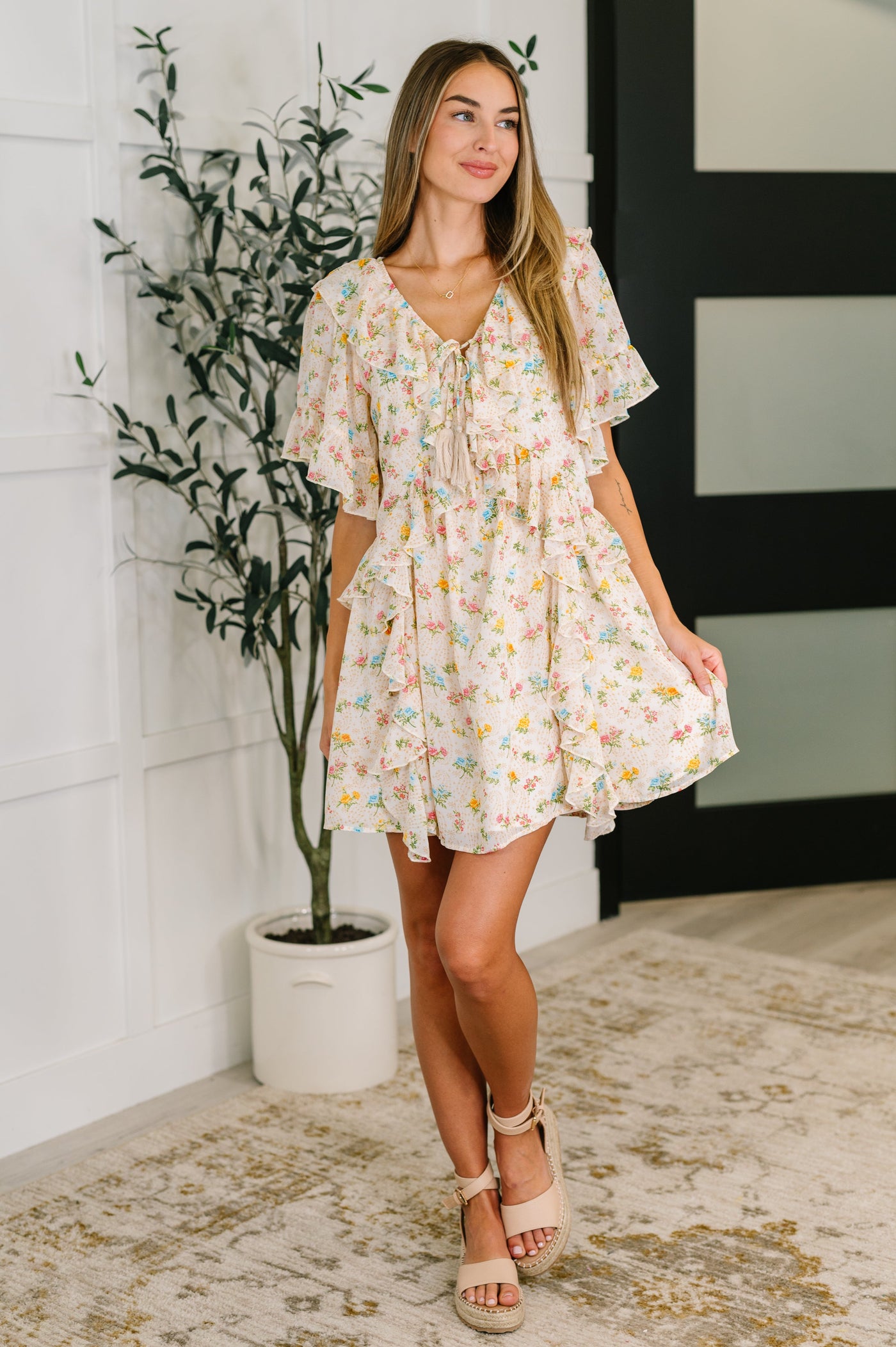 Sweet Escape Boho Floral Dress-Womens-Ave Shops-Market Street Nest, Fashionable Clothing, Shoes and Home Décor Located in Mabank, TX