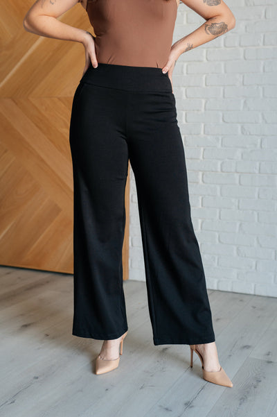 Magic Wide Leg Pants in Black-Bottoms-Ave Shops-Market Street Nest, Fashionable Clothing, Shoes and Home Décor Located in Mabank, TX