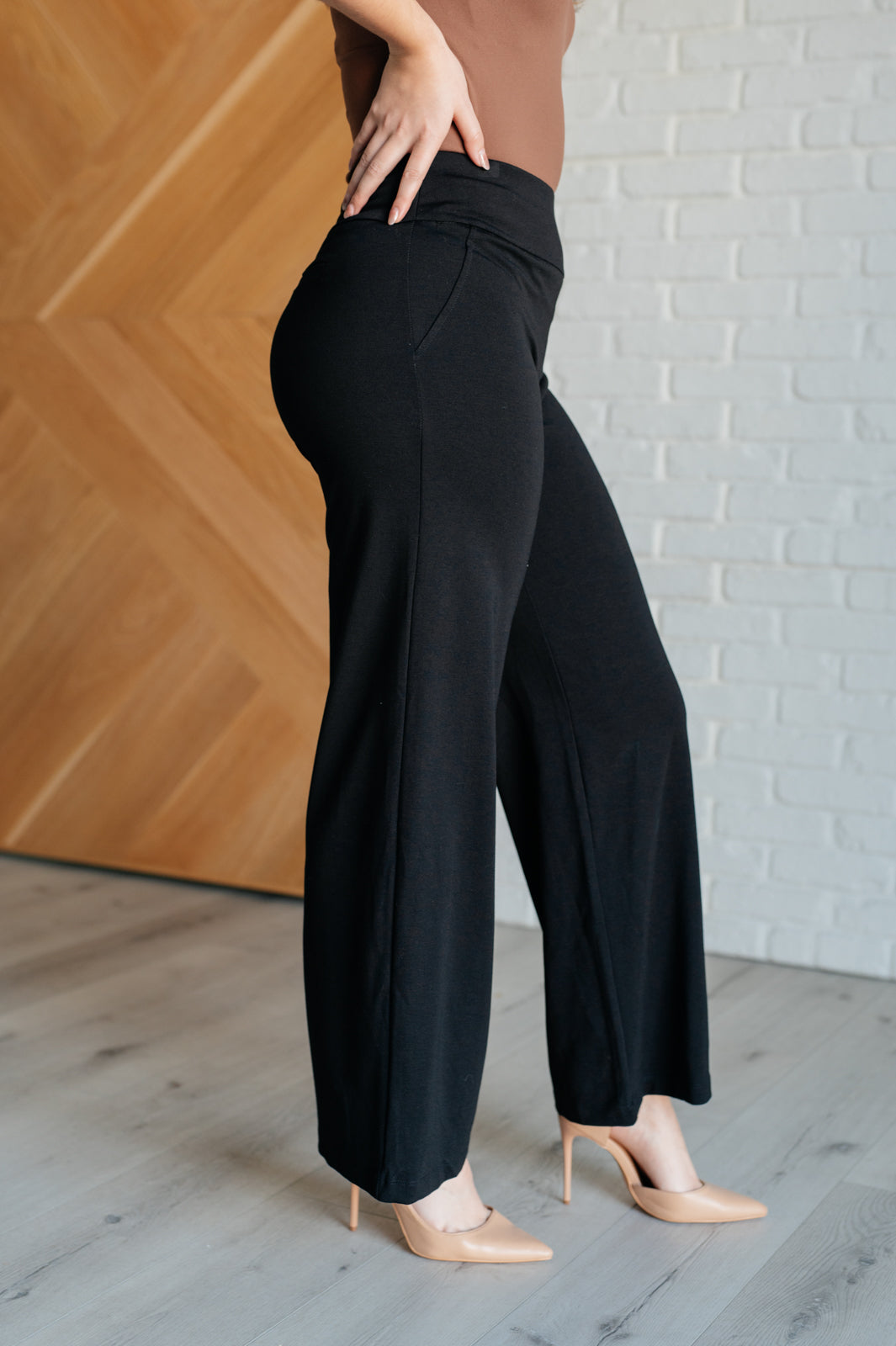 Magic Wide Leg Pants in Black-Bottoms-Ave Shops-Market Street Nest, Fashionable Clothing, Shoes and Home Décor Located in Mabank, TX