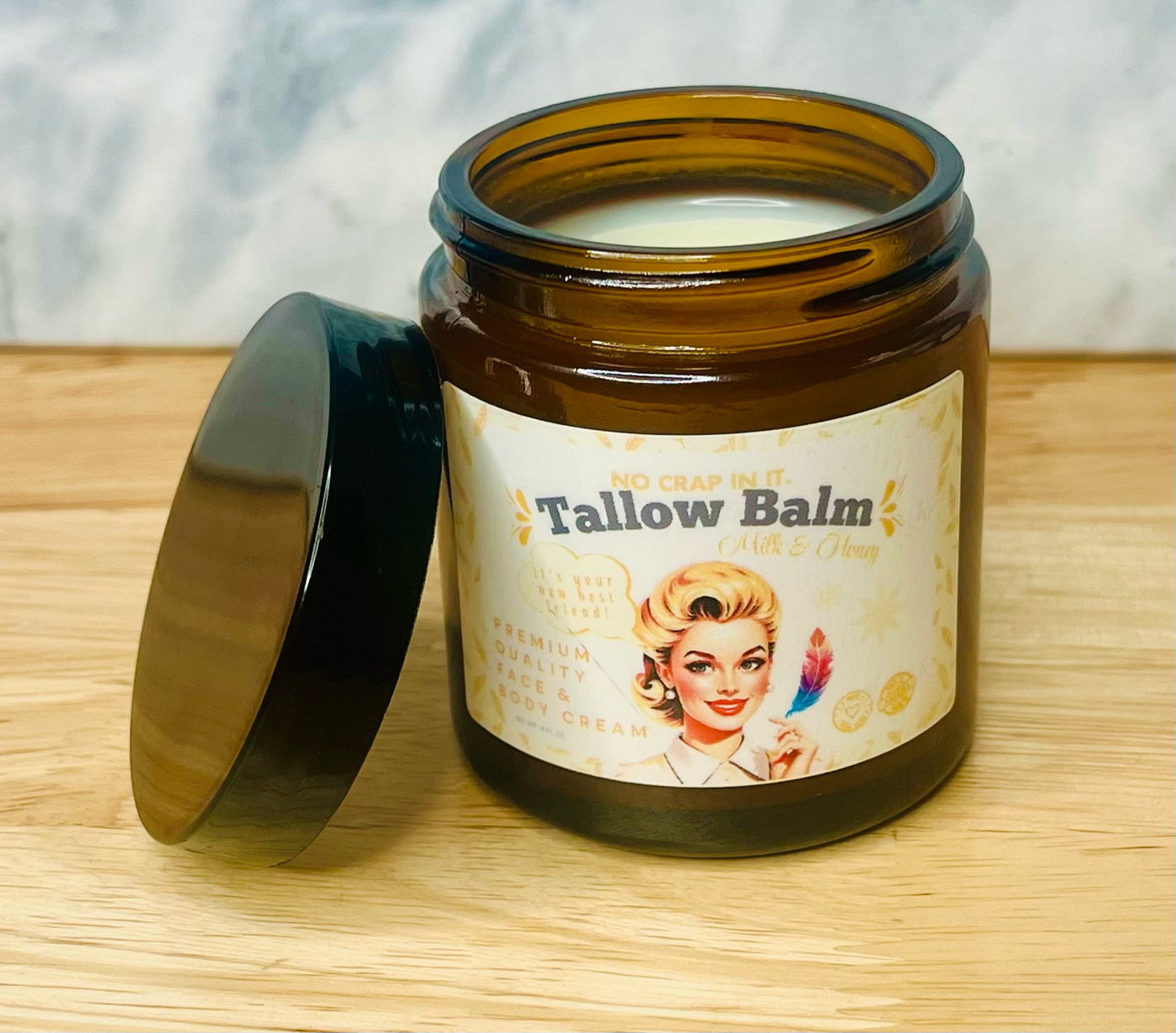 Tallow Balm - Milk and Honey-No Crap In It-Market Street Nest, Fashionable Clothing, Shoes and Home Décor Located in Mabank, TX