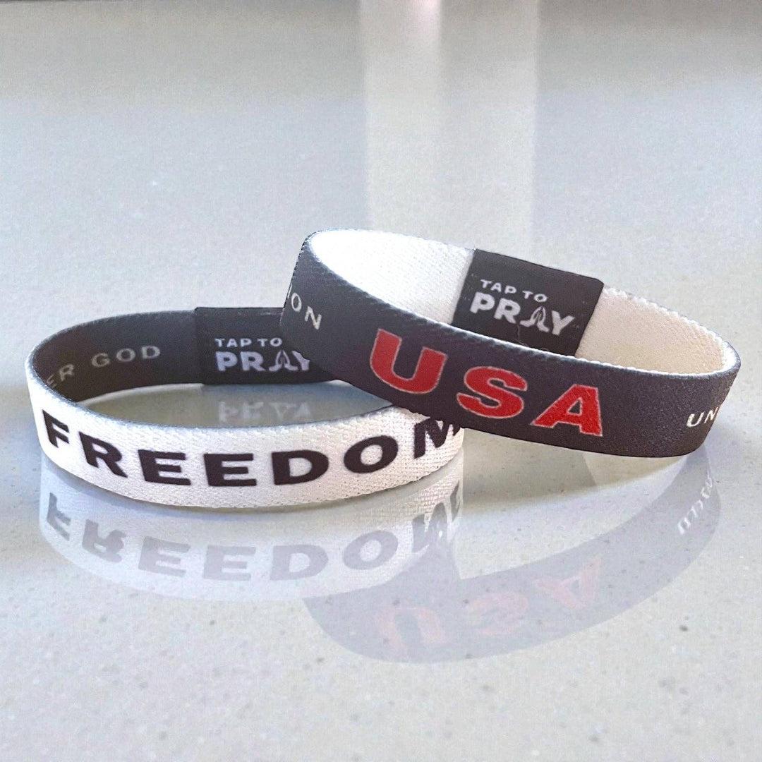 Tap To Pray® Wristband – Freedom-Versible-Market Street Nest, Fashionable Clothing, Shoes and Home Décor Located in Mabank, TX