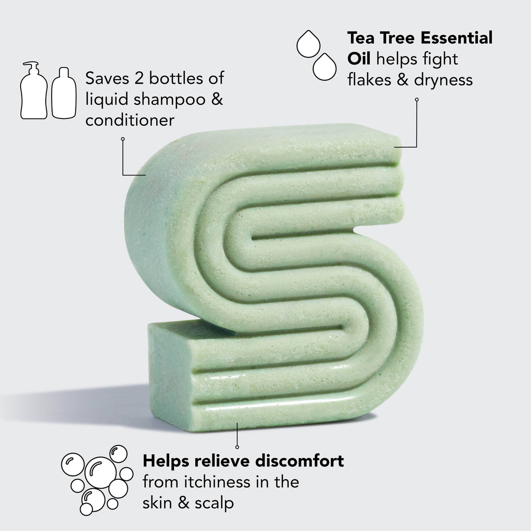 Tea Tree &amp; Mint Clarifying Shampoo Bar-05-Bath, Beauty &amp; Wellness-KITSCH-Market Street Nest, Fashionable Clothing, Shoes and Home Décor Located in Mabank, TX