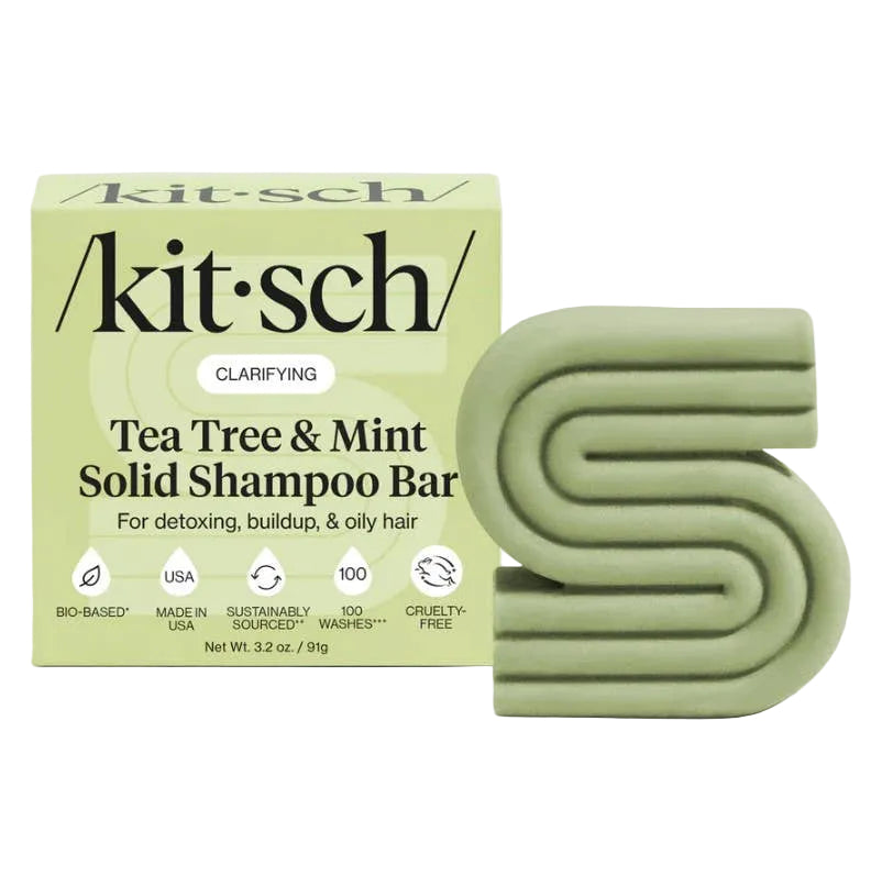 Tea Tree & Mint Clarifying Shampoo Bar-05-Bath, Beauty & Wellness-KITSCH-Market Street Nest, Fashionable Clothing, Shoes and Home Décor Located in Mabank, TX