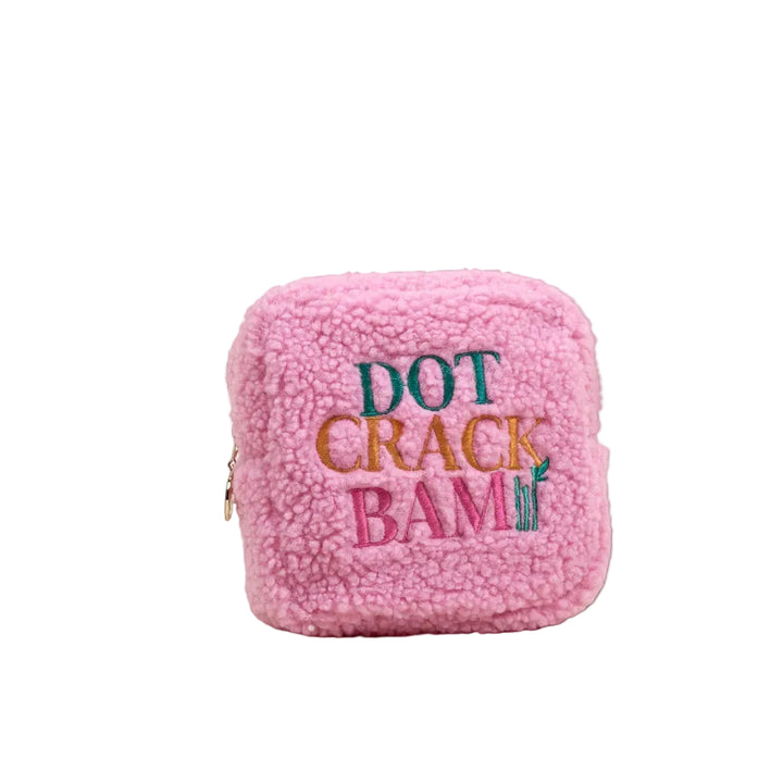 Teddy Pouch-Square Dot Crack Bam-07-Handbags-The Darling Effect-Market Street Nest, Fashionable Clothing, Shoes and Home Décor Located in Mabank, TX