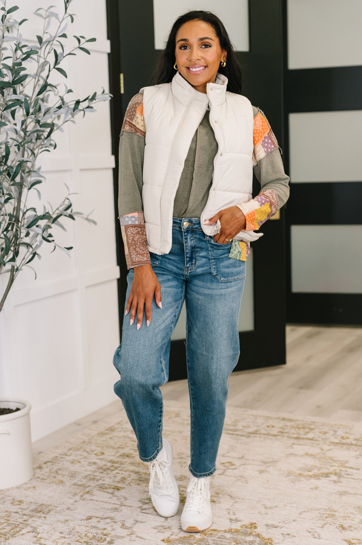 That's What I'm Talkin' About Puffer Vest in Sand Beige-Womens-Ave Shops-Market Street Nest, Fashionable Clothing, Shoes and Home Décor Located in Mabank, TX