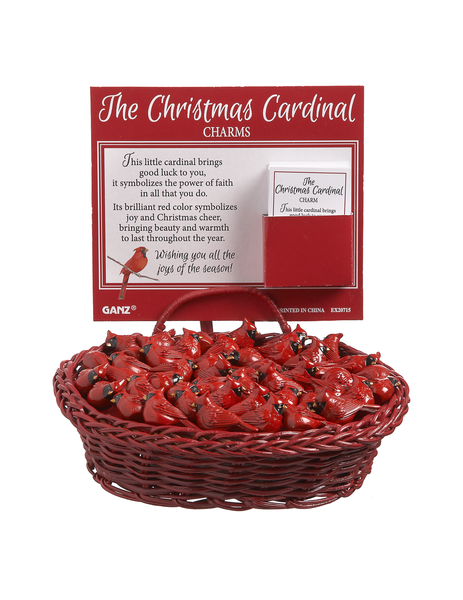 The Christmas Cardinal Pocket Charms-03-Home &amp; Gift-Ganz-Market Street Nest, Fashionable Clothing, Shoes and Home Décor Located in Mabank, TX