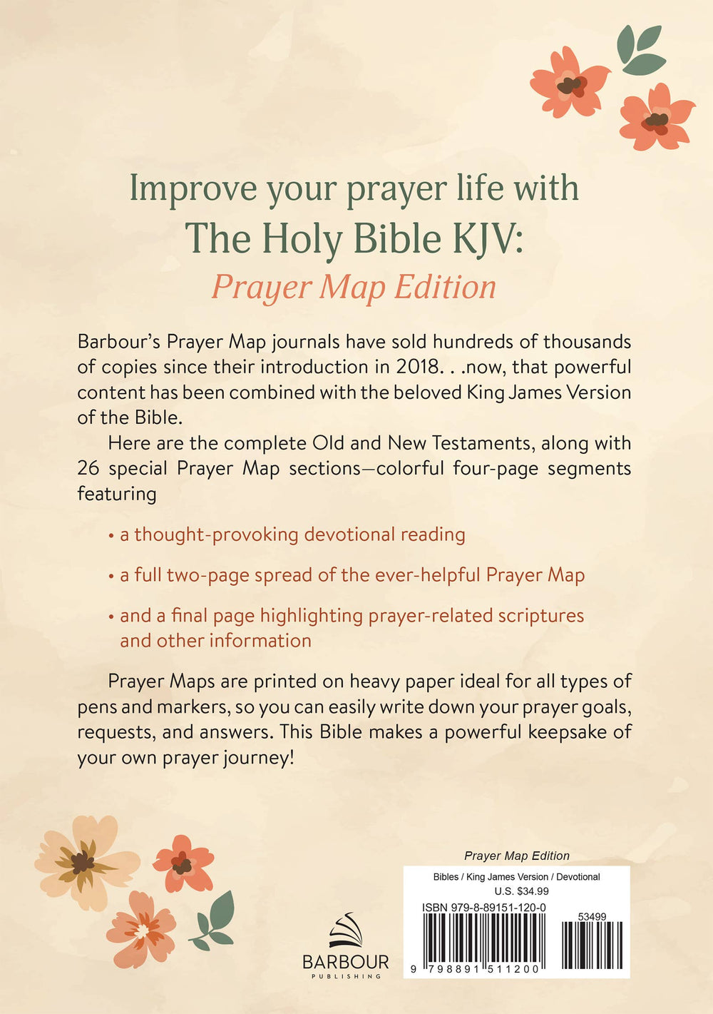 The Holy Bible KJV: Prayer Map Edition-Barbour Publishing, Inc.-Market Street Nest, Fashionable Clothing, Shoes and Home Décor Located in Mabank, TX