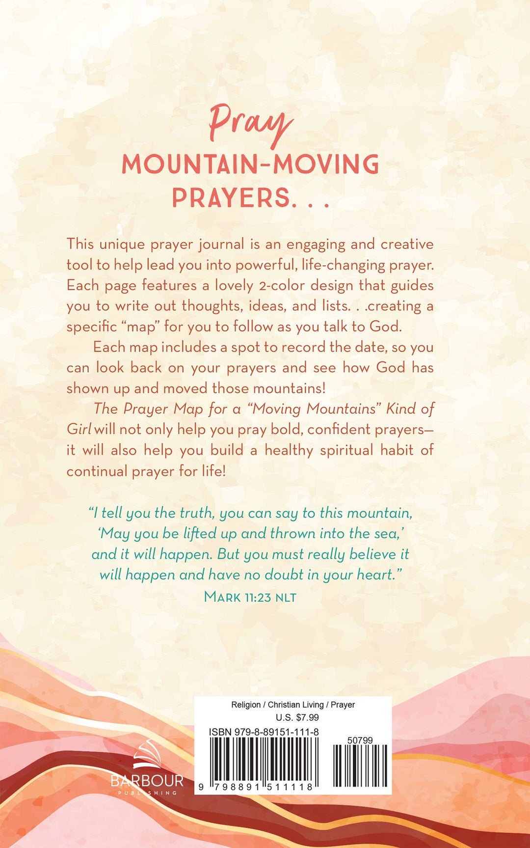 The Prayer Map for a "Moving Mountains" Kind of Girl-Barbour Publishing, Inc.-Market Street Nest, Fashionable Clothing, Shoes and Home Décor Located in Mabank, TX