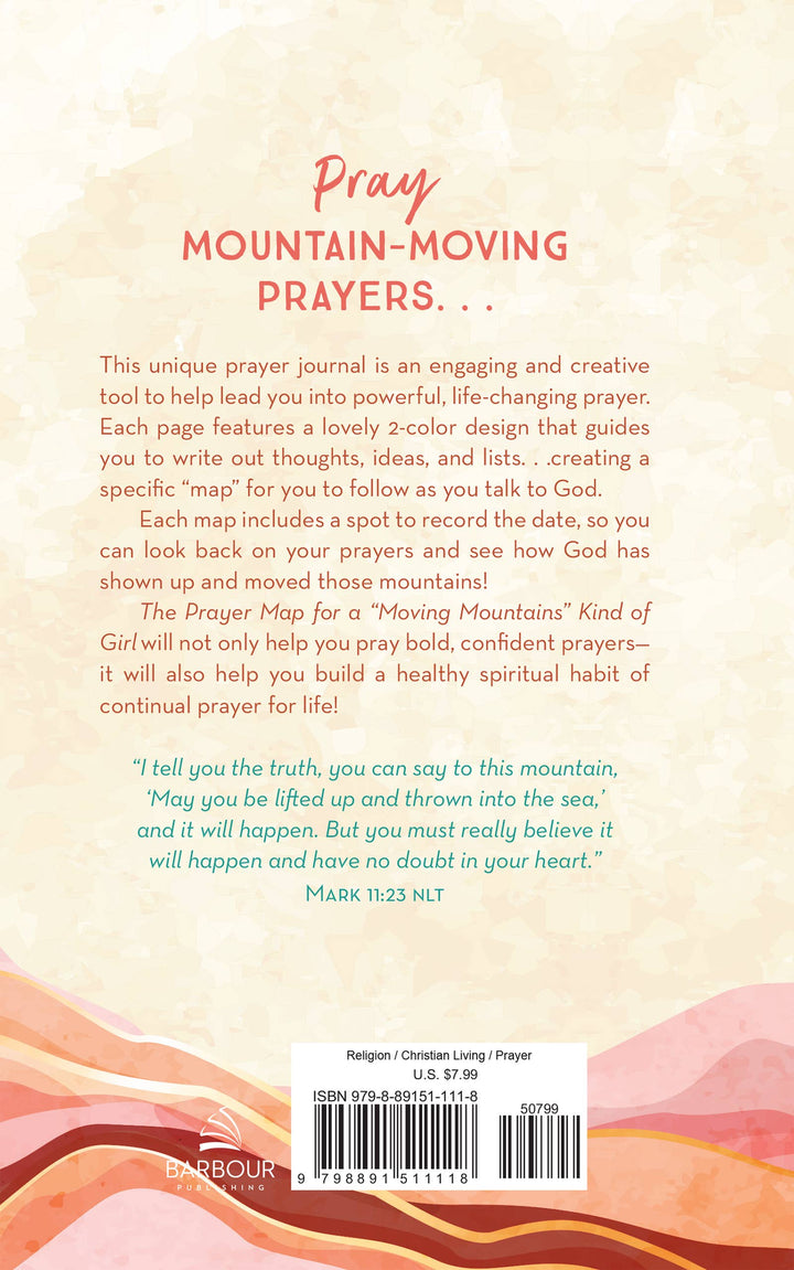 The Prayer Map for a "Moving Mountains" Kind of Girl-Barbour Publishing, Inc.-Market Street Nest, Fashionable Clothing, Shoes and Home Décor Located in Mabank, TX