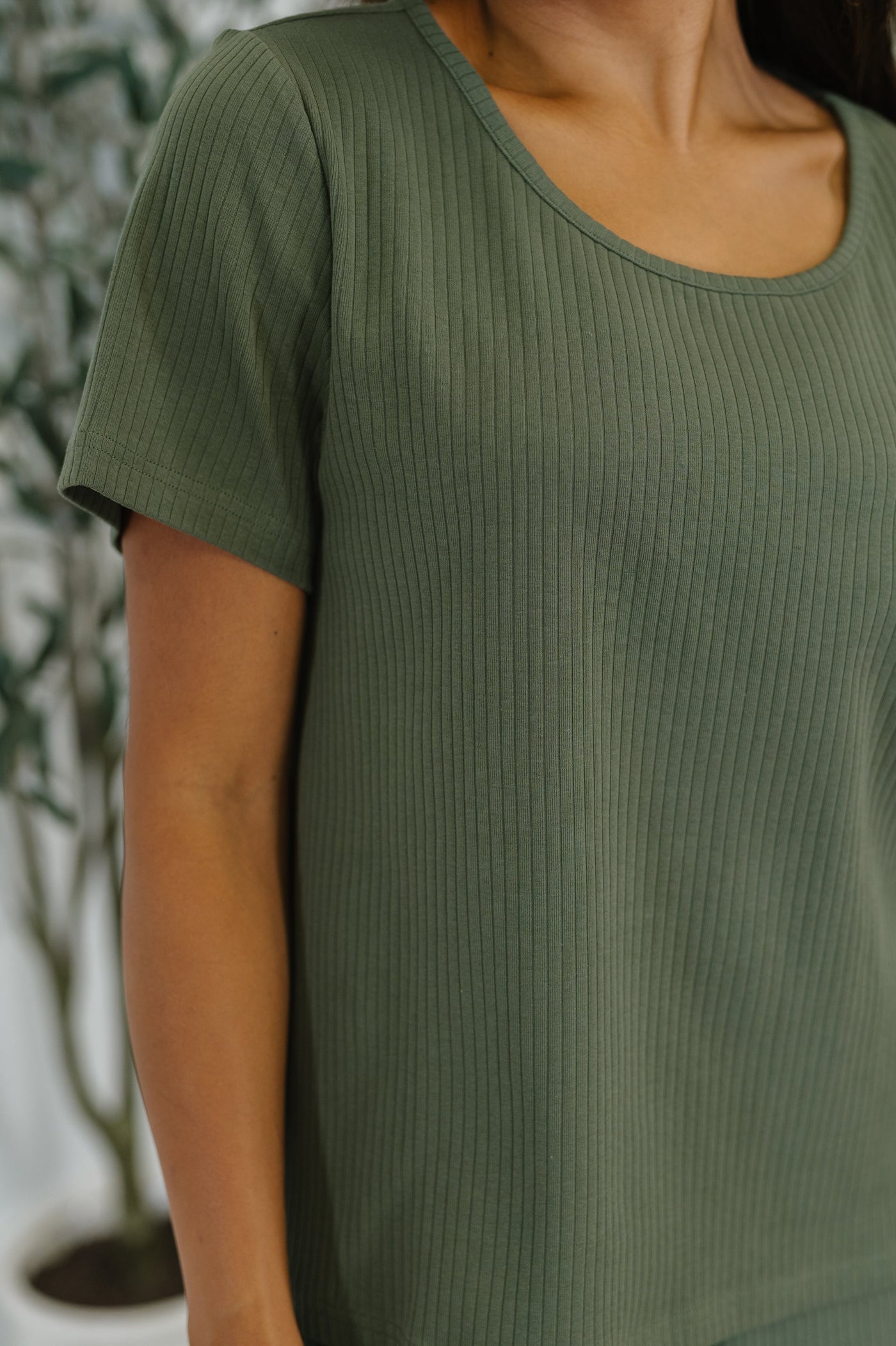 Thyme Boxy Tee in Dusty Pine-Womens-Ave Shops-Market Street Nest, Fashionable Clothing, Shoes and Home Décor Located in Mabank, TX
