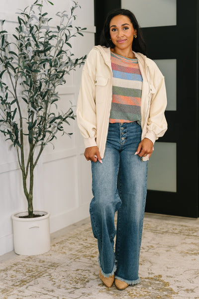 To Be Determined Drop Shoulder Top in Rust, Olive and Blue-Womens-Ave Shops-Market Street Nest, Fashionable Clothing, Shoes and Home Décor Located in Mabank, TX