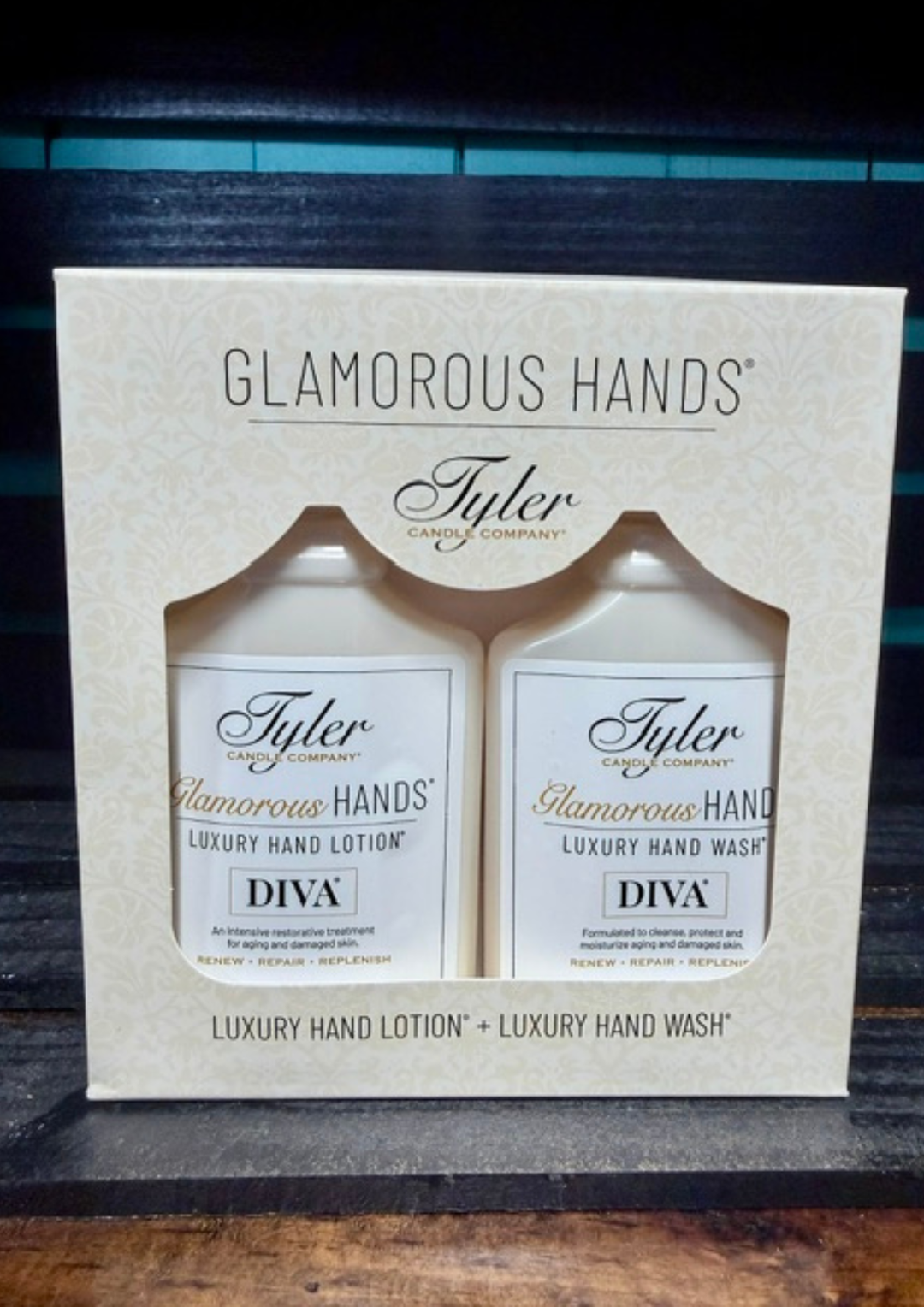 Tyler Candle Co. Glamorous Hands Gift Set-05-Bath, Beauty &amp; Wellness-Tyler Candle Co-Market Street Nest, Fashionable Clothing, Shoes and Home Décor Located in Mabank, TX