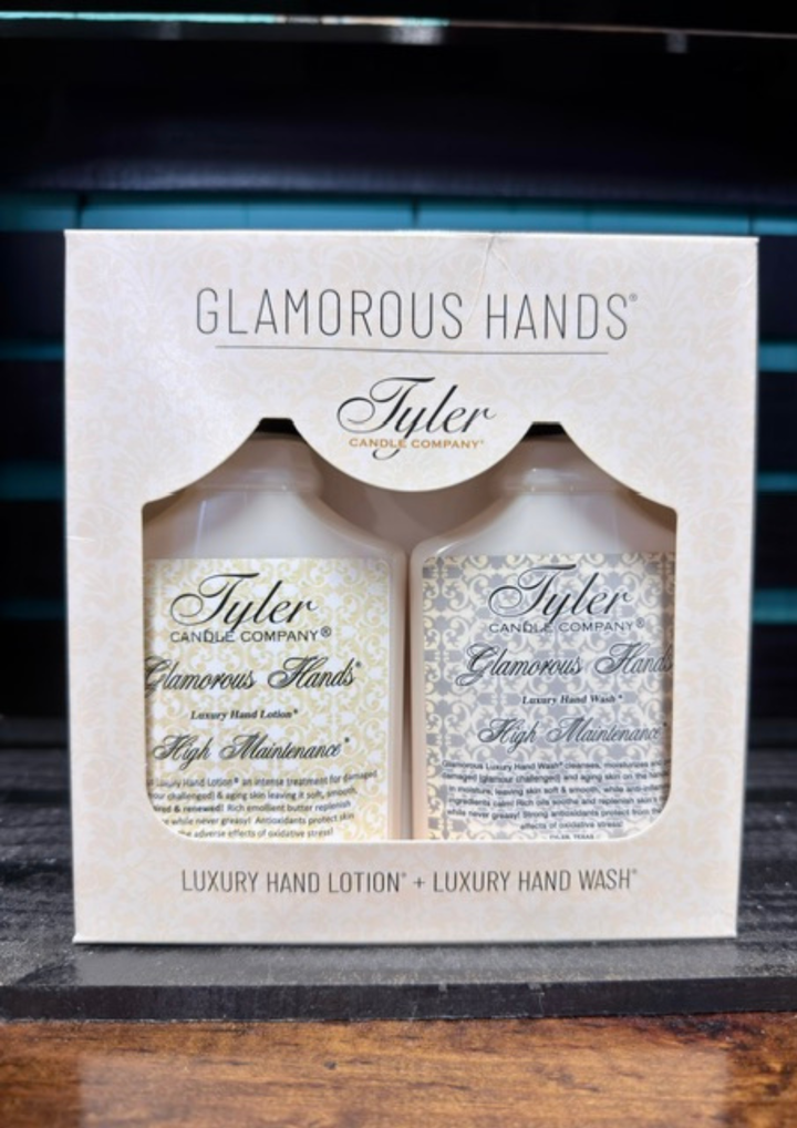 Tyler Candle Co. Glamorous Hands Gift Set-05-Bath, Beauty &amp; Wellness-Tyler Candle Co-Market Street Nest, Fashionable Clothing, Shoes and Home Décor Located in Mabank, TX