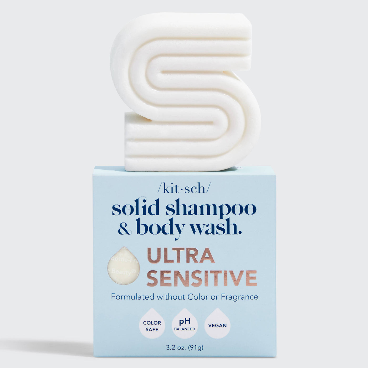 Ultra Sensitive Shampoo & Body Wash Bar Fragrance-Free-KITSCH-Market Street Nest, Fashionable Clothing, Shoes and Home Décor Located in Mabank, TX