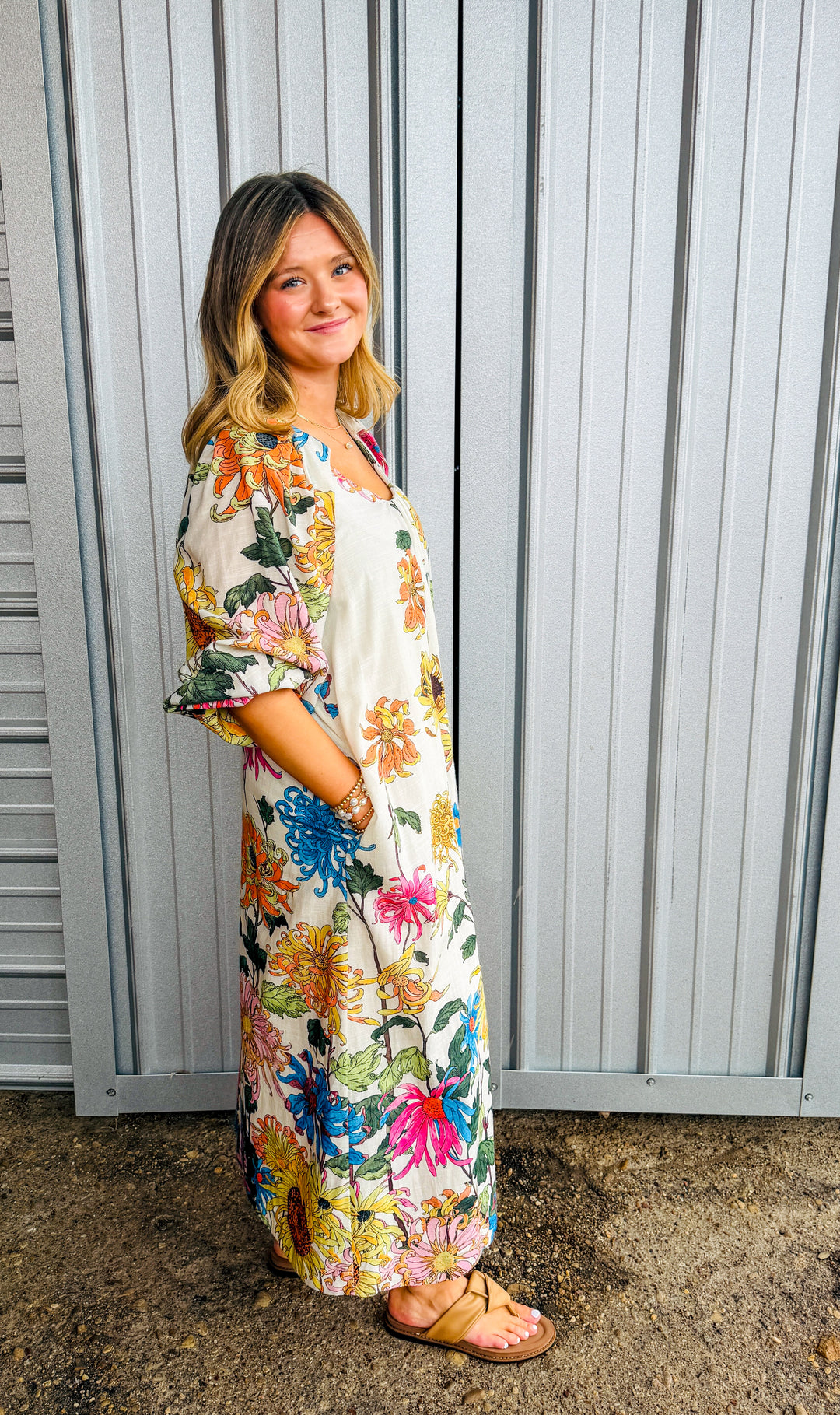 Uncle Frank Garden Party Dress - Ivory-10-Dresses, Rompers &amp; Sets-Ivy Jane-Market Street Nest, Fashionable Clothing, Shoes and Home Décor Located in Mabank, TX