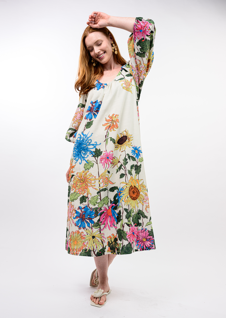 Uncle Frank Garden Party Dress - Ivory-10-Dresses, Rompers &amp; Sets-Ivy Jane-Market Street Nest, Fashionable Clothing, Shoes and Home Décor Located in Mabank, TX