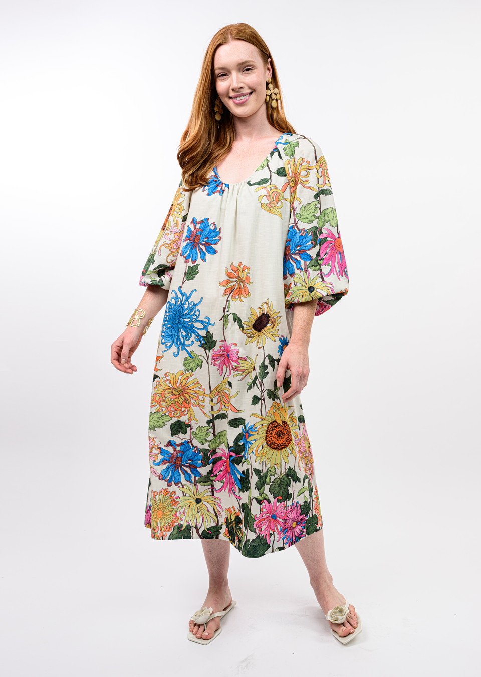 Uncle Frank Garden Party Dress - Ivory-10-Dresses, Rompers &amp; Sets-Ivy Jane-Market Street Nest, Fashionable Clothing, Shoes and Home Décor Located in Mabank, TX