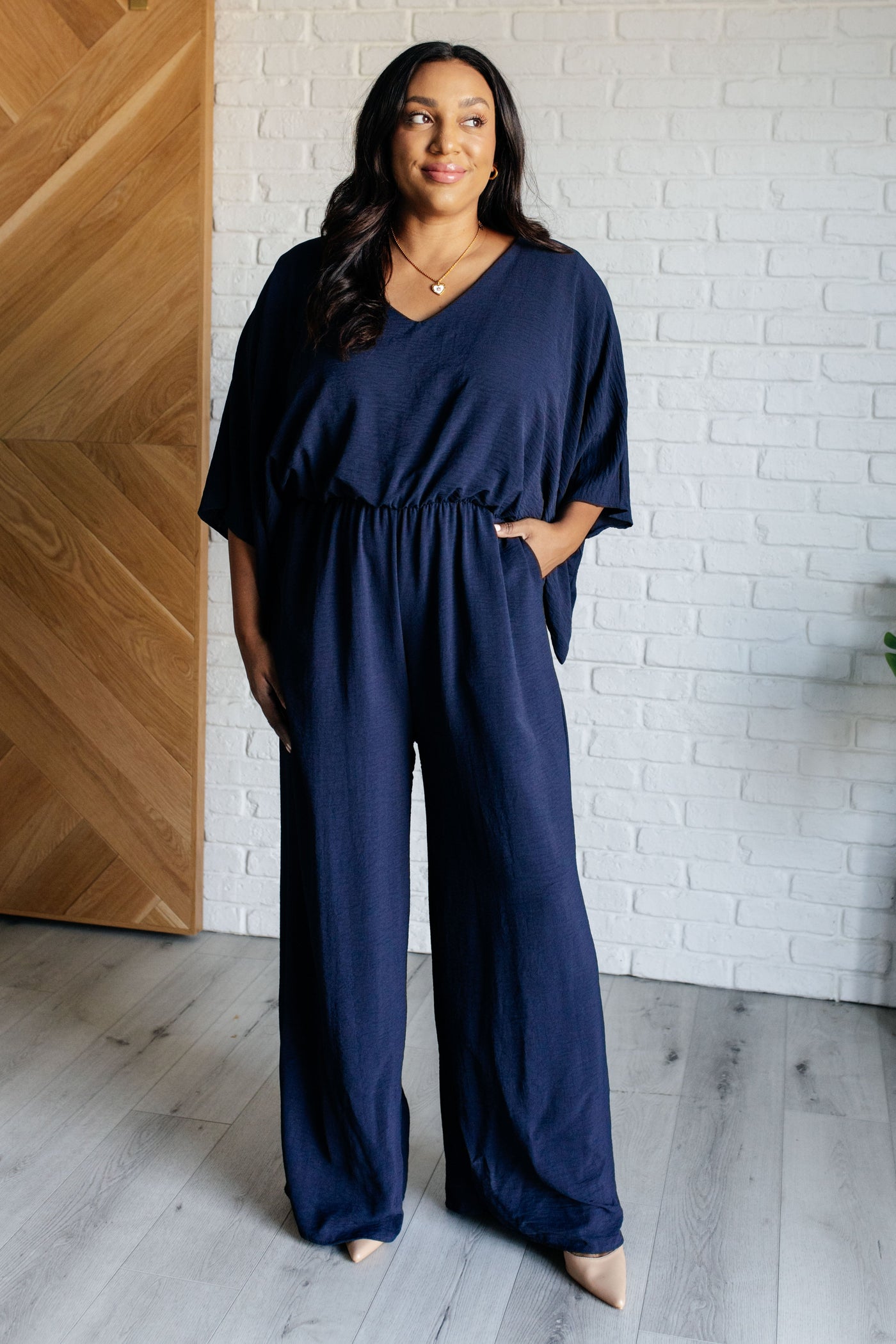 Up to Something Wide Leg Jumpsuit-Jumpsuits & Rompers-Ave Shops-Market Street Nest, Fashionable Clothing, Shoes and Home Décor Located in Mabank, TX