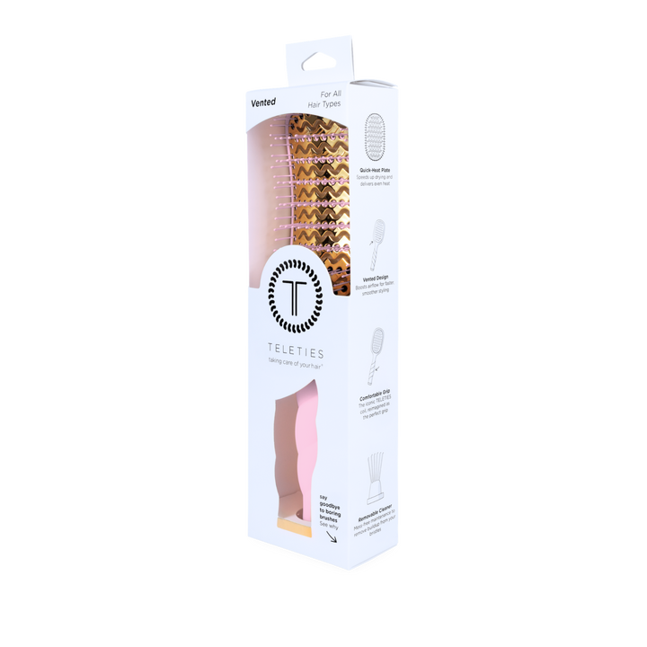 Vented Brush | Full Size | Bubblegum Pink-TELETIES-Market Street Nest, Fashionable Clothing, Shoes and Home Décor Located in Mabank, TX