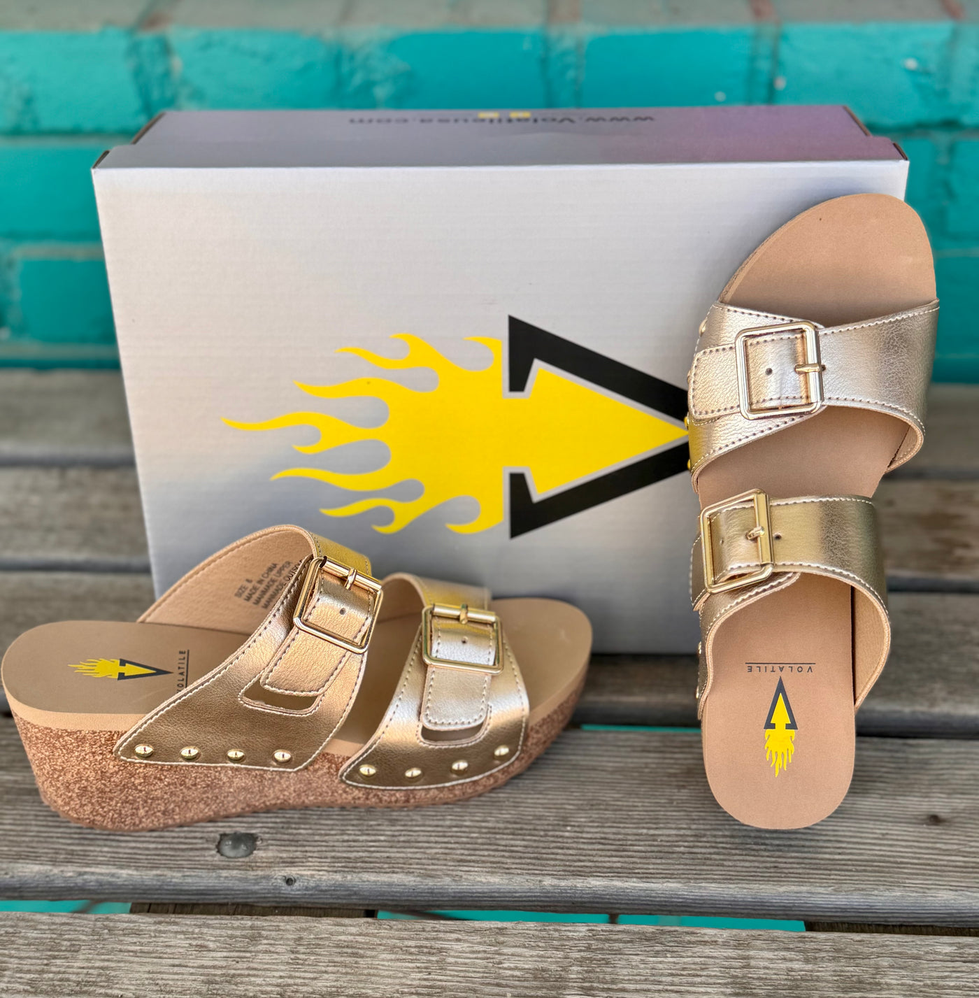 Volatile Gertrude Wedge-Shoes-Volatile Shoewear-Market Street Nest, Fashionable Clothing, Shoes and Home Décor Located in Mabank, TX