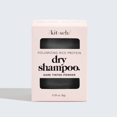 Volumizing Rice Protein Dry Shampoo - Dark Tinted Powder-KITSCH-Market Street Nest, Fashionable Clothing, Shoes and Home Décor Located in Mabank, TX