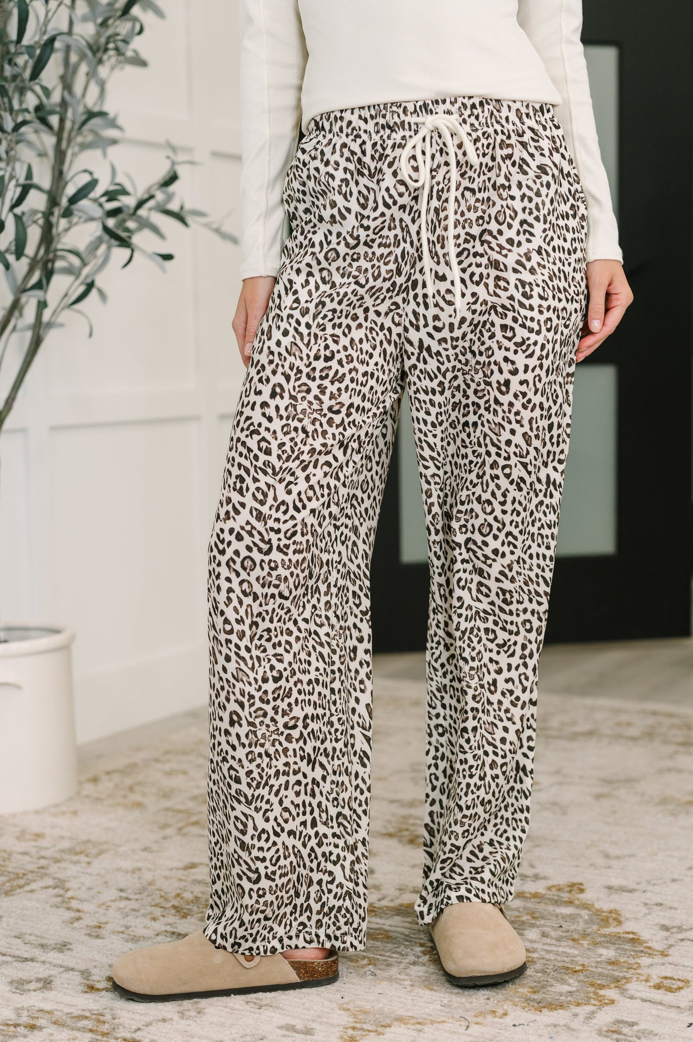 Wander Wild Leopard Drawstring Pants-Womens-Ave Shops-Market Street Nest, Fashionable Clothing, Shoes and Home Décor Located in Mabank, TX