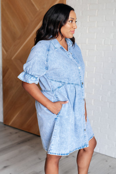 Westward Movement Denim Shirtdress-Dresses-Ave Shops-Market Street Nest, Fashionable Clothing, Shoes and Home Décor Located in Mabank, TX