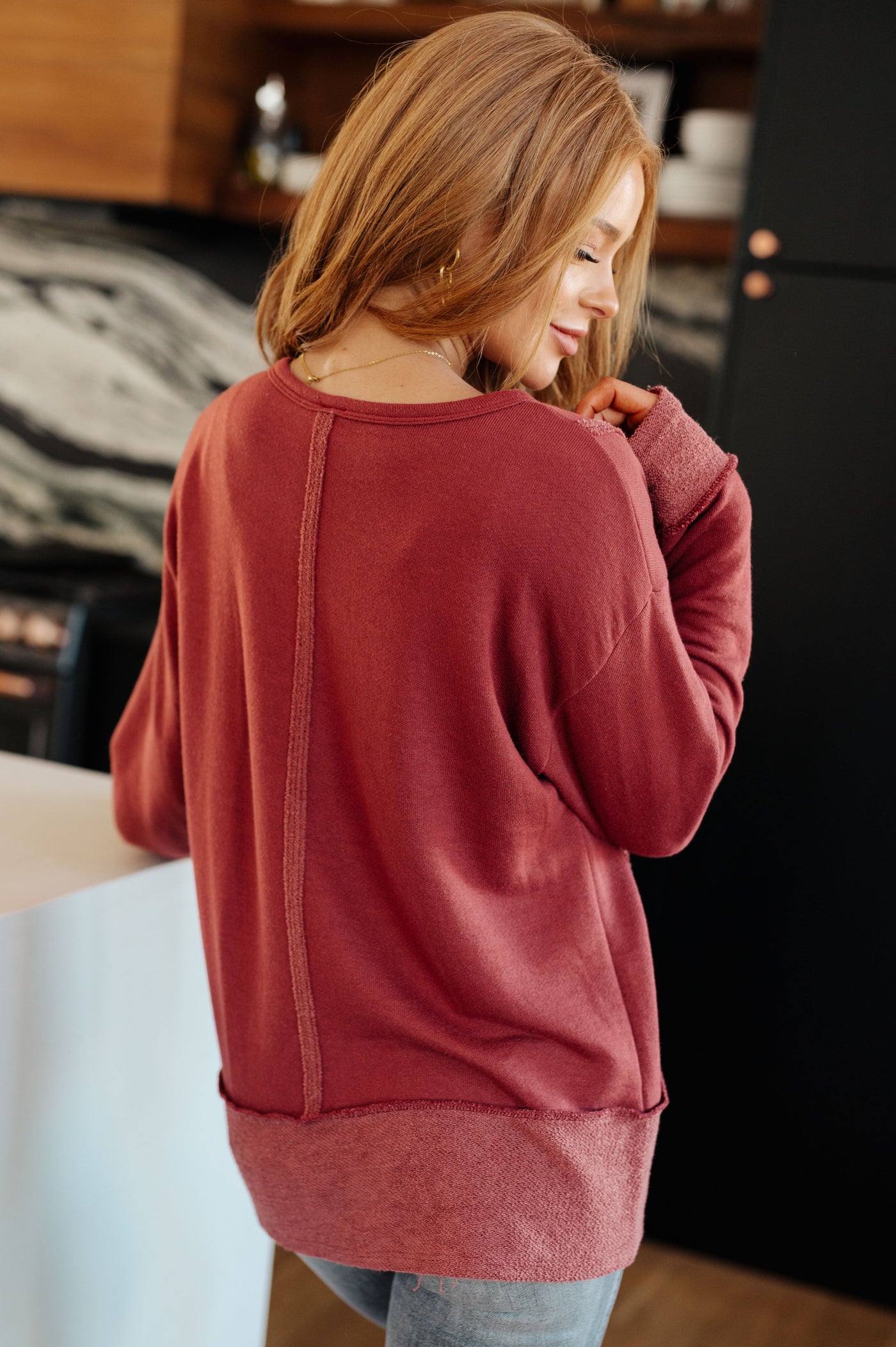 Why Don't You Pullover-Womens-Ave Shops-Market Street Nest, Fashionable Clothing, Shoes and Home Décor Located in Mabank, TX