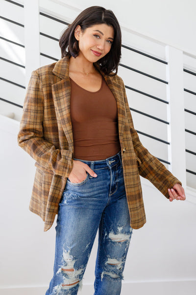 World Class Plaid Blazer-Layers-Ave Shops-Market Street Nest, Fashionable Clothing, Shoes and Home Décor Located in Mabank, TX