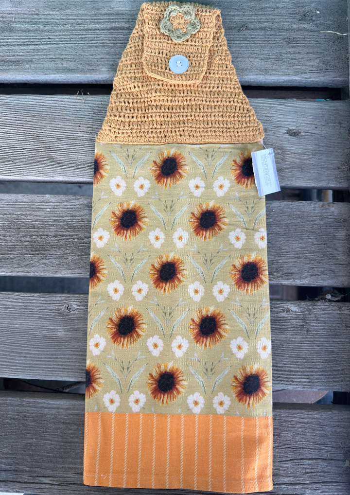 Woven Botanical Tea Towel