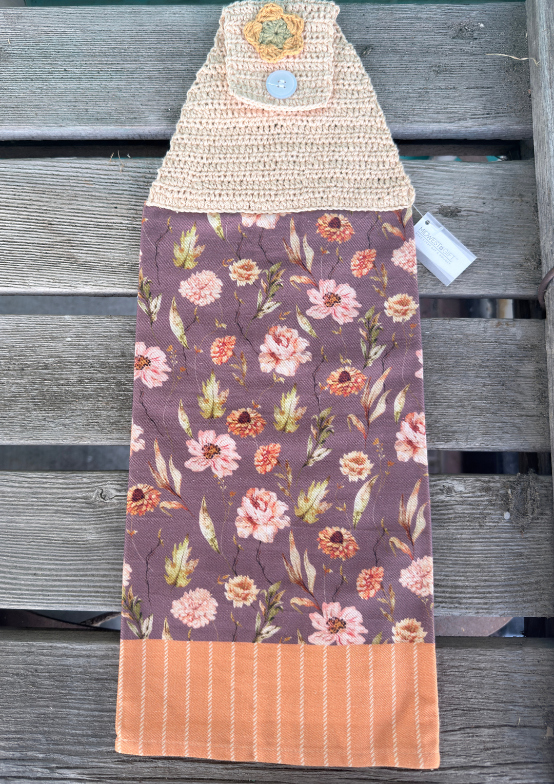 Woven Botanical Tea Towel