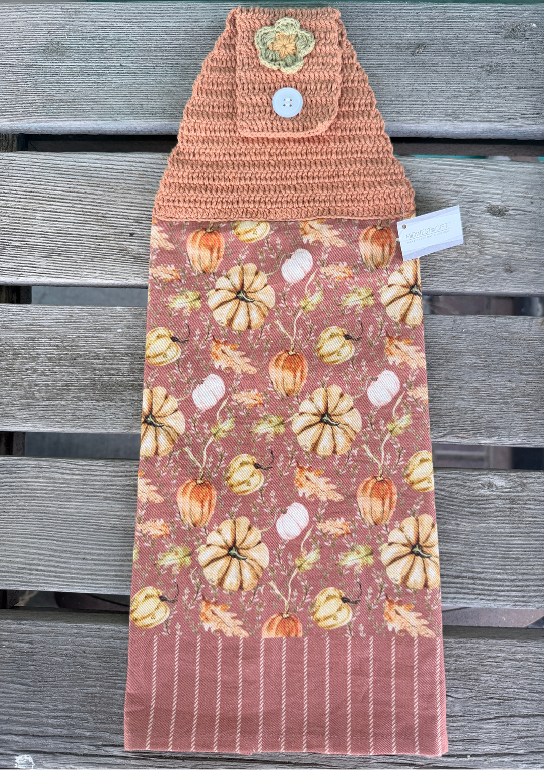 Woven Botanical Tea Towel