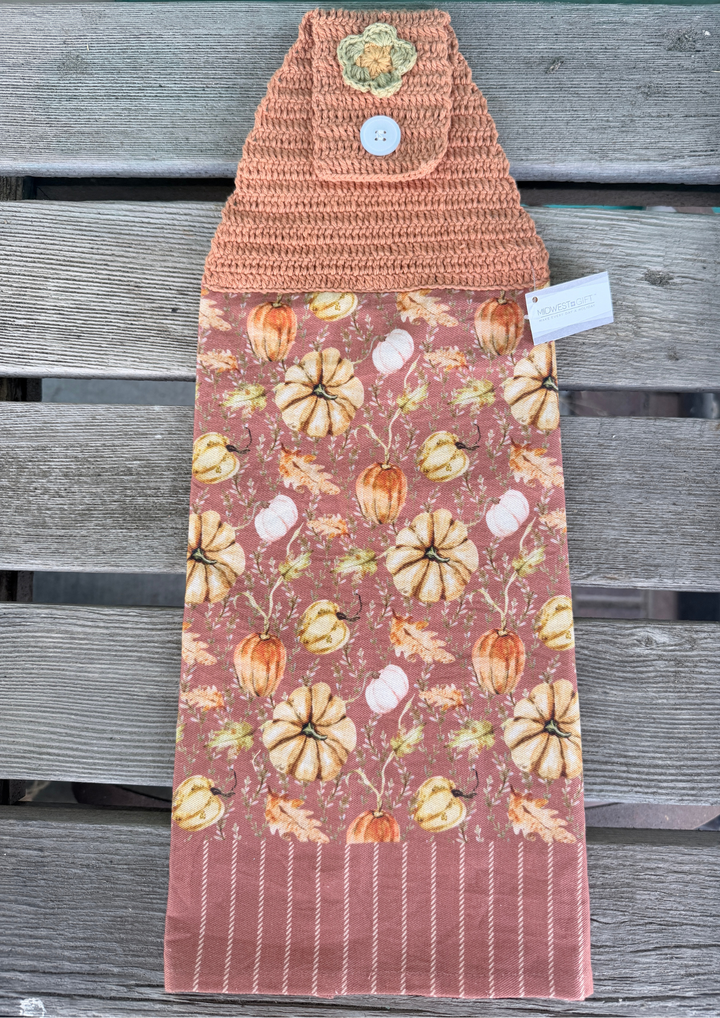 Woven Botanical Tea Towel