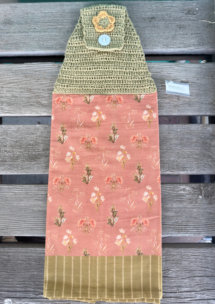 Woven Botanical Tea Towel