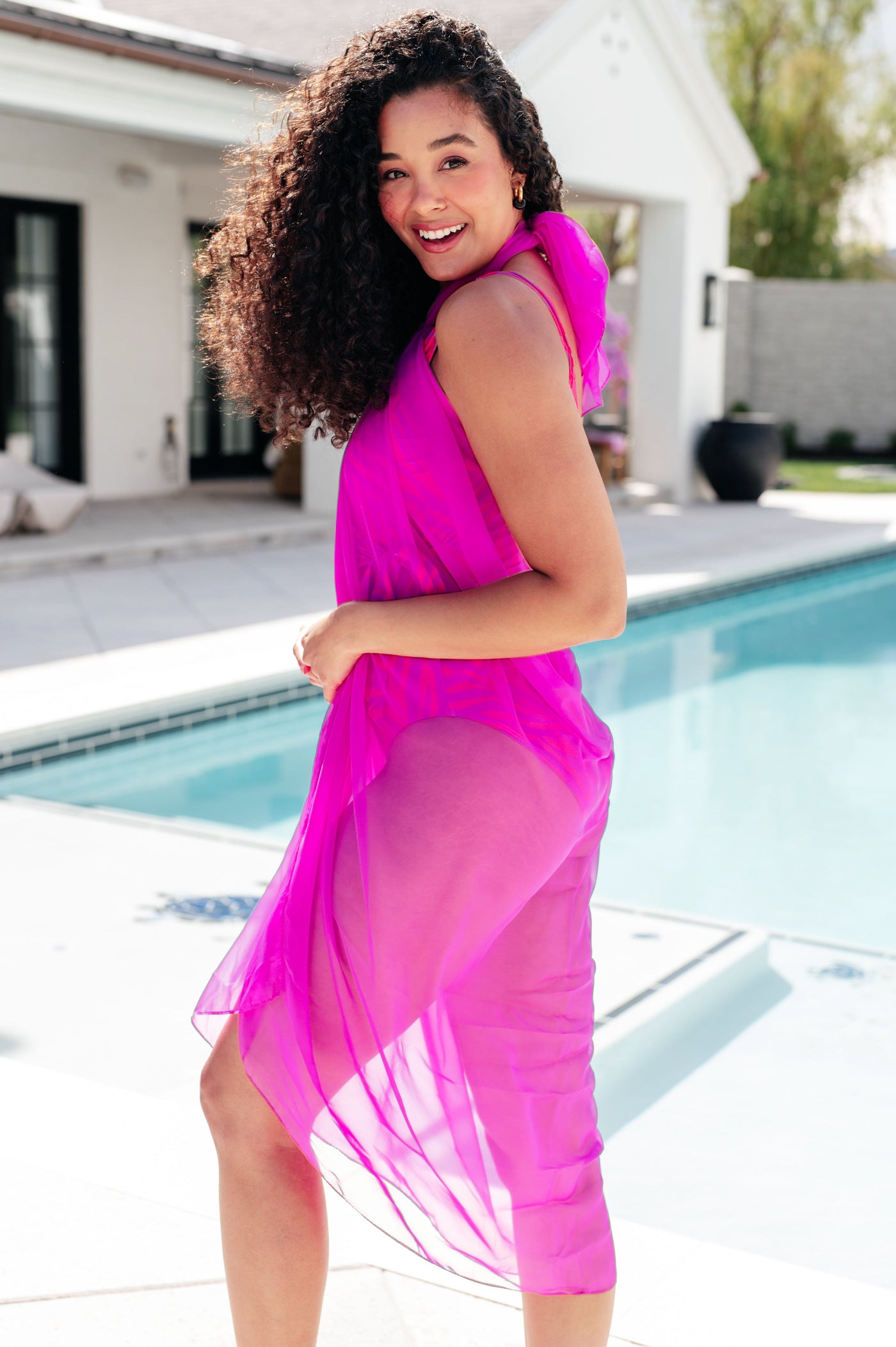 Wrapped In Summer Versatile Swim Cover in Pink-Swimwear-Ave Shops-Market Street Nest, Fashionable Clothing, Shoes and Home Décor Located in Mabank, TX