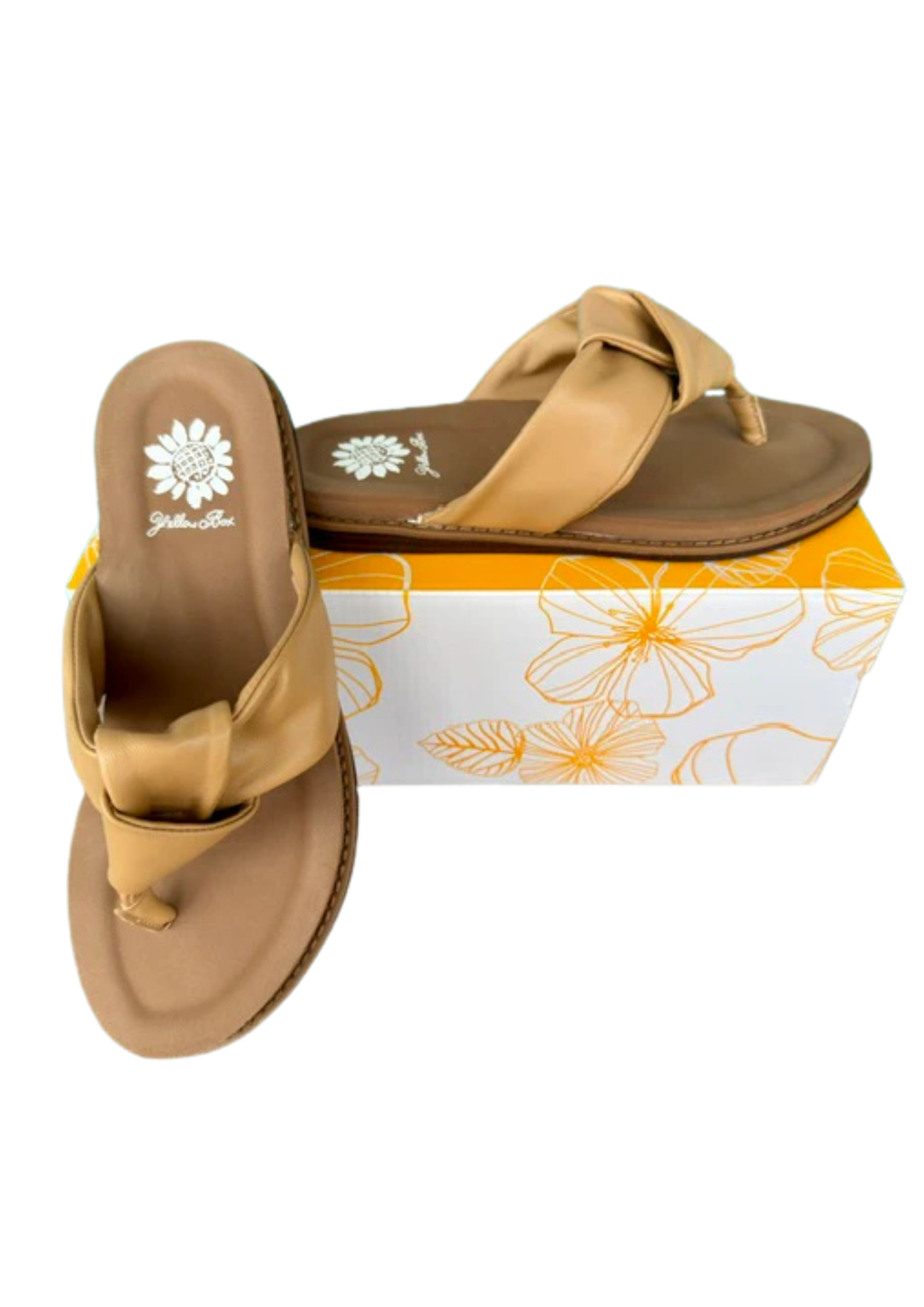 Yellow Box Shoes Caine Sandals in Tan-12-Shoes-YELLOW BOX SHOES-Market Street Nest, Fashionable Clothing, Shoes and Home Décor Located in Mabank, TX