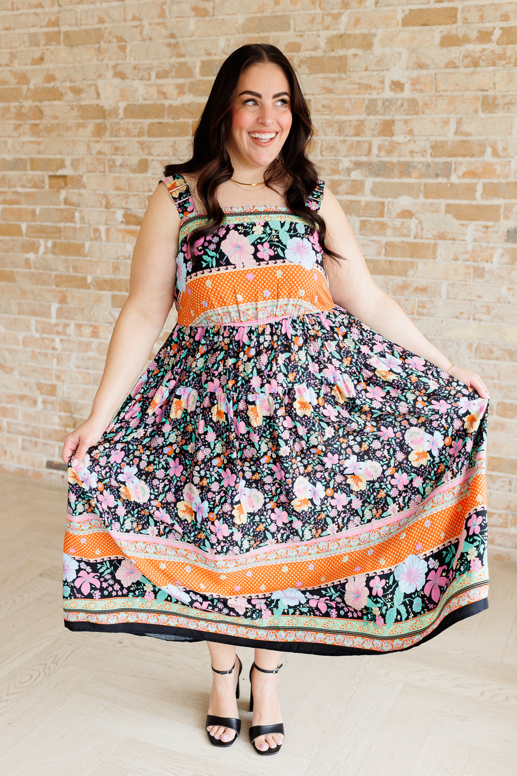 You Can Count On It Floral Summer Dress-Dresses-Ave Shops-Market Street Nest, Fashionable Clothing, Shoes and Home Décor Located in Mabank, TX