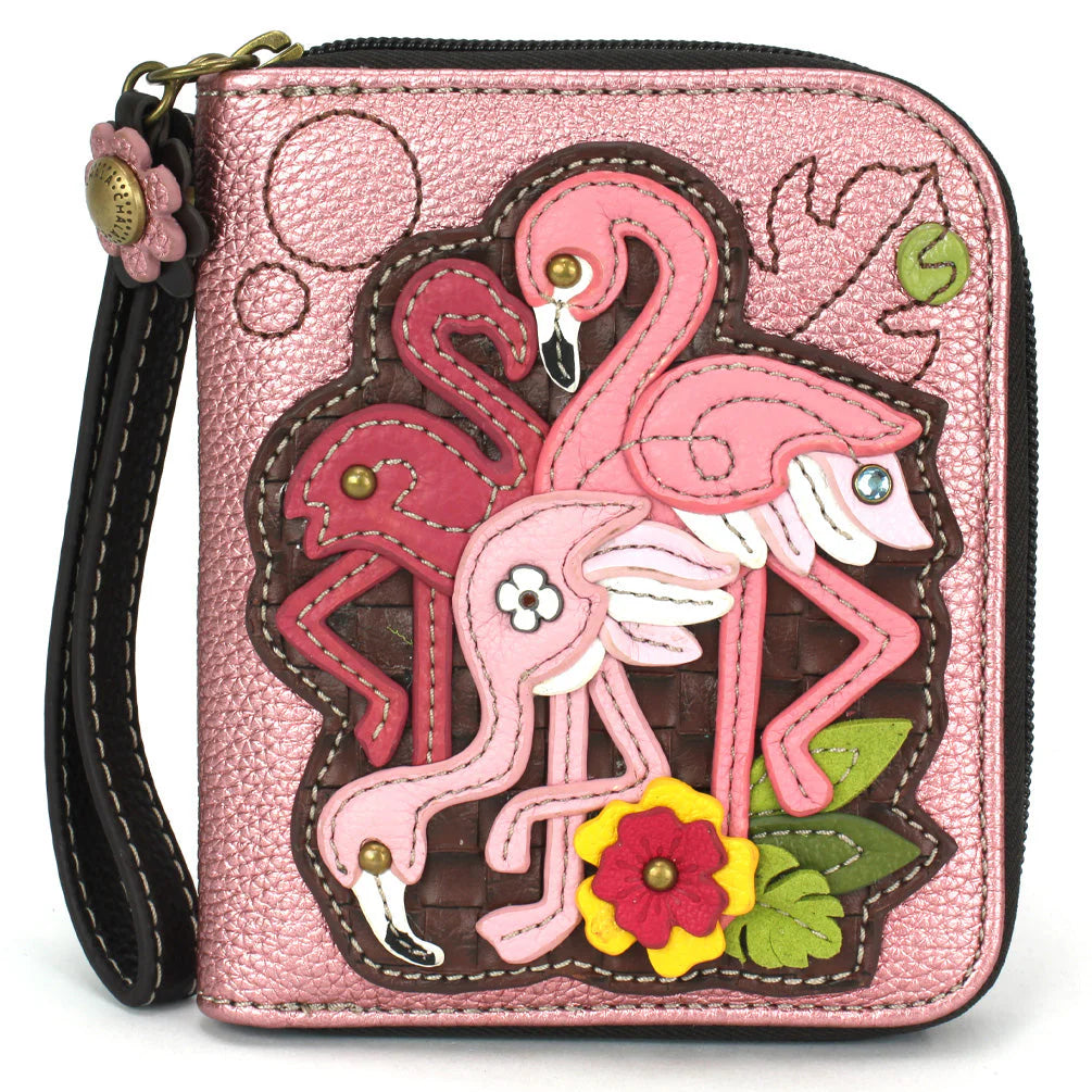 Zip-Around Wallet-Handbags-Chala Group, Inc-Market Street Nest, Fashionable Clothing, Shoes and Home Décor Located in Mabank, TX