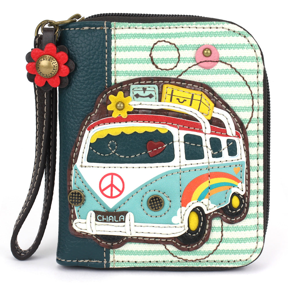 Zip-Around Wallet-07-Handbags-Chala Group, Inc-Market Street Nest, Fashionable Clothing, Shoes and Home Décor Located in Mabank, TX
