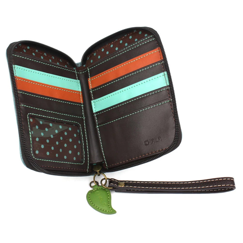 Zip-Around Wallet-Handbags-Chala Group, Inc-Market Street Nest, Fashionable Clothing, Shoes and Home Décor Located in Mabank, TX